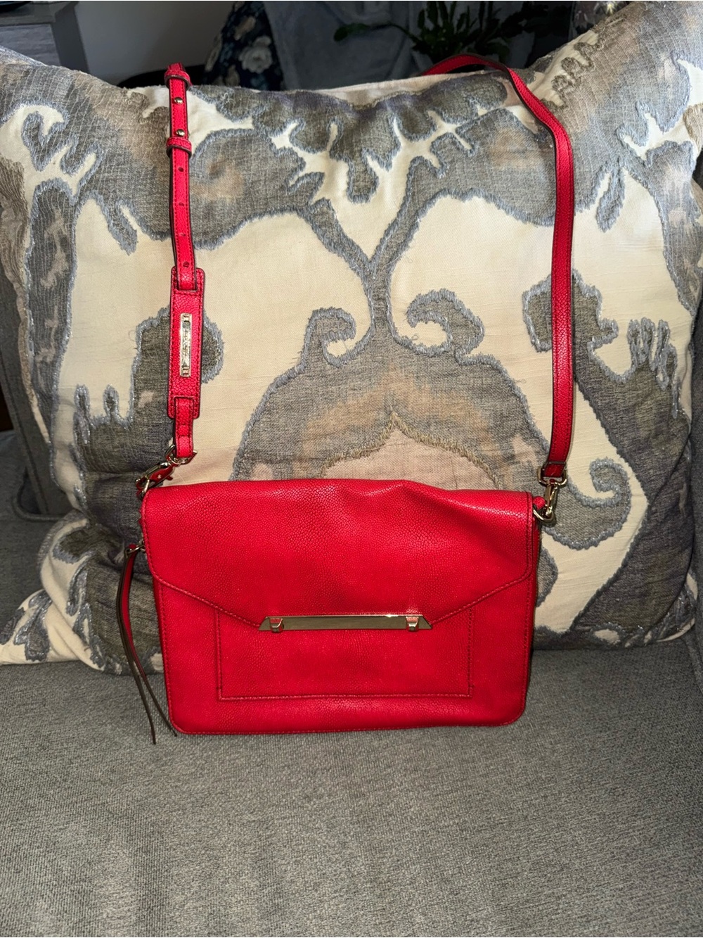 Stella & Dot Red Crossbody Shoulder Bag
